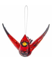 Crystal Expressions Hanging Cardinal With Charm &  