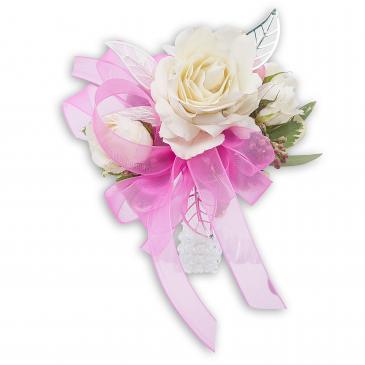 Crystal Pink Corsage in Roswell, NM | BARRINGER'S BLOSSOM SHOP