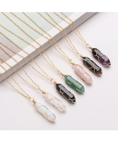 Crystal Wire Wrapped Necklaces - Assorted 