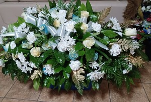 CS-27 Soft Blue and White 