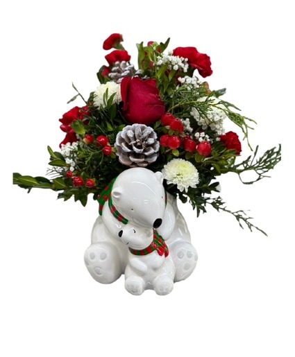 Cuddle Bears Bouquet Christmas