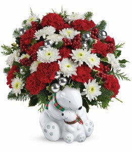 Cuddle Bears Bouquet PM Christmas Gift Arrangement