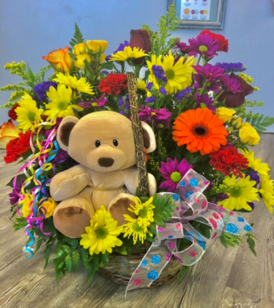 Cuddly Celebration Basket