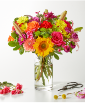 Cue the Confetti Bouquet Lifestyle Arrangement