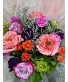 Cuernavaca Brightly colored florals in Purples, Oranges, Pinks and Greens