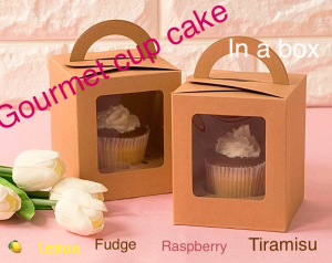 Cup cake in a box 