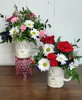 Cup 'o Love Floral Arrangement