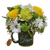 Cup of Blessings Flower Arrangement
