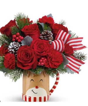 Cup of Christmas Arrangement