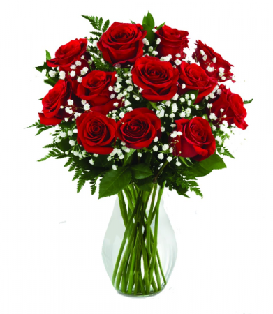 Cupid's Arrow Dozen roses