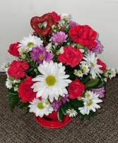Cupid's Arrow FHF-V121335 Fresh Flower Arrangement (Local Delivery Area Only)