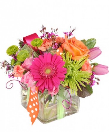 Happy Thoughts Colorful Bouquet in Detroit, MI | Floral Gardens Florist