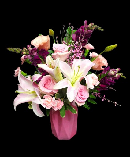 Cupid's Choice: Mixed Flowers Love Arrangement vase arrangement 