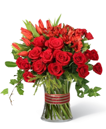 Cupid's Christmas Floral Design in Fitchburg, MA | CAULEY'S FLORIST & GARDEN CENTER