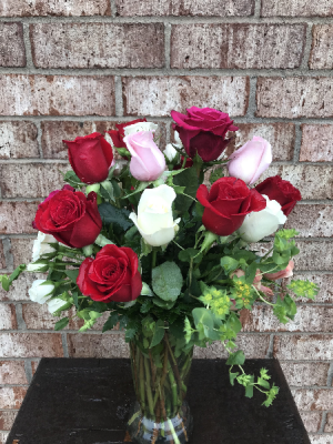 Cupid's Creation with Mixed Roses in College Station, TX | UNIVERSITY FLOWERS & GIFTS Cupid's Creation with Mixed Roses in College Station, TX | UNIVERSITY FLOWERS & GIFTS