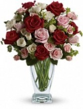 Cupids Creation with Red Roses