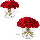 Cupid's Embrace Red Rose Bouquet 