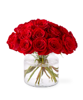 CUPID'S EMBRACE RED ROSES BOUQUET