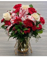 Cupid’s Favorite Valentine's Day Bouquet Vase arrangement