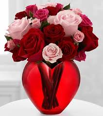 Cupids Heart Rose Arrangement