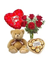 Cupid's Special Rose Arrangement