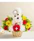 Cure-All Doggie Floral Arrangement
