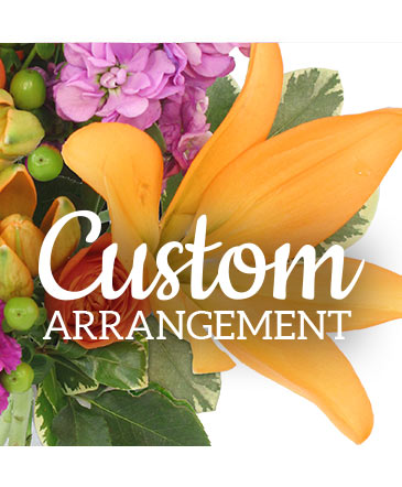 Custom Arrangement Designer's Choice in Surrey, BC | Hunters Garden Centre And Flower Shop