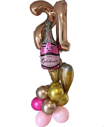 Custom Balloon Arrangement Mix of Mylar and Latex Balloons in Fort Myers, FL | ANGEL BLOOMS FLORIST Custom Balloon Arrangement Mix of Mylar and Latex Balloons in Fort Myers, FL | ANGEL BLOOMS FLORIST