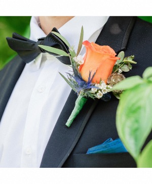 Custom Boutonniere Prom Flowers