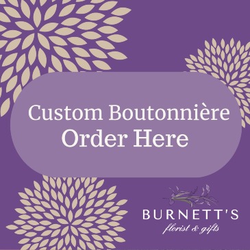 Custom Boutonnière  Prom Custom Order in Kelowna, BC | Burnett's Florist