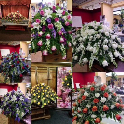 Custom Casket Spray Casket Flowers