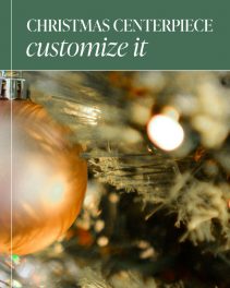Custom Christmas Centerpiece Centerpiece