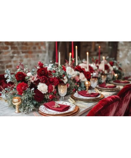 CUSTOM CHRISTMAS TABLESCAPE 
