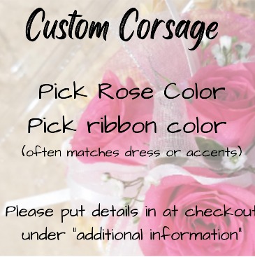 Custom Corsage Fresh in Palisade, CO | THE WILD FLOWER