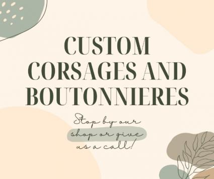 Custom Corsage or Boutonniere 