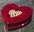 Custom Heart Shaped Box w/ chocolate & Balloon  Custom Heart Shaped Box