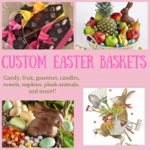 Custom Designed Easter Baskets 