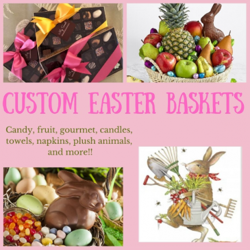 Custom Designed Easter Baskets  in Southern Pines, NC | Hollyfield Design Inc.