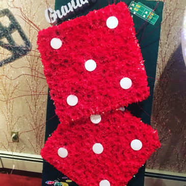 Custom designs  Craps dice in Ozone Park, NY | Heavenly Florist