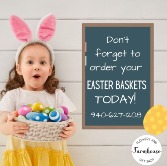 Custom Easter Stuffed Easter Basket Easter Basket