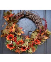 Custom Fall Wreath 