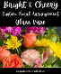 Custom - Glass Vase - Bright & Cheery Custom - Glass Vase