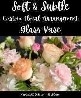 Custom - Glass Vase - Soft & Subtle Custom - Glass Vase