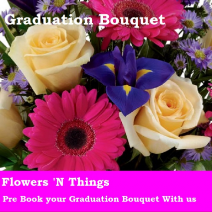 Custom Graduation Bouquet Fresh Arrangement