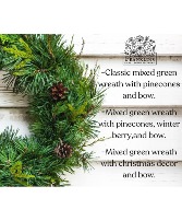 Custom Holiday Wreath Door Wreath