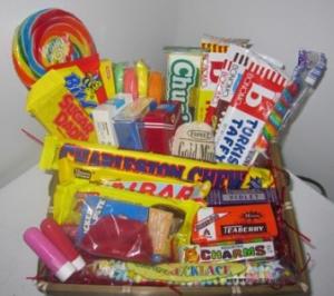 Custom Made Candy & Junk Food Baskets Basket in Canon City, CO | TOUCH OF LOVE FLORIST AND WEDDINGS Custom Made Candy & Junk Food Baskets Basket in Canon City, CO | TOUCH OF LOVE FLORIST AND WEDDINGS