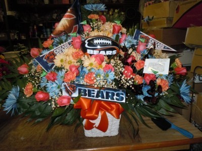 Custom NFL Team (TB 29) Funeral Basket