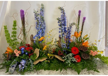 Custom Parellel System  Memorial Service Custom Piece in Winter Park, FL | APPLEBLOSSOM FLORIST & GIFTS