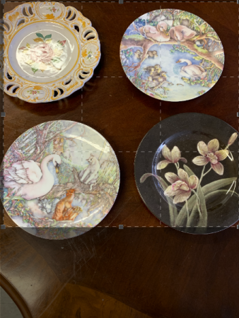 custom plate with floral arrangement pt2 plate with custom floral arrangement