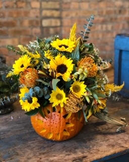 Custom Pumpkin Arrangement